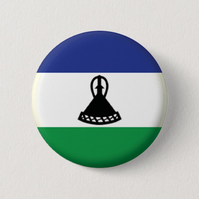 NEU! - LESOTHO BUTTON RACK ABZEICHEN (Vorderseite)