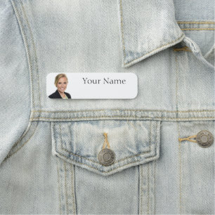 NEU! Name-Tag - 3.5" X 1" Rechteck - gerundet Namensschild