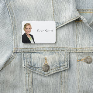 NEU! Name-Tag - 3" x 2" Rechteck - gerundet Namensschild
