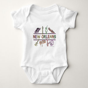 Neu-Orleans-IKONEN Kopie Baby Strampler