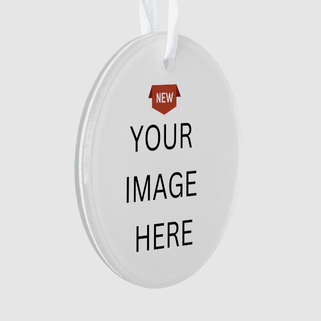 NEU! Ornament - Acryl - Kreis - kundenspezifisch (Vorderseite)