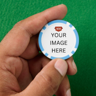 NEU! Poker Chips - Light Blue - Custom