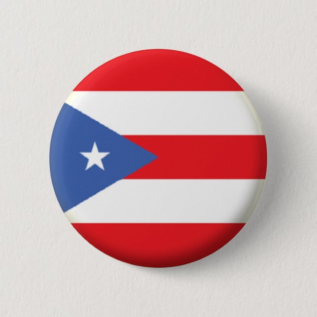 NEU! - PUERTO RICO BUTTON RACK ABZEICHEN (Vorderseite)