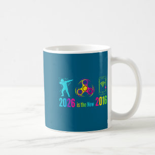 Neu Retro Nostalgie Reben Jahrzehnt 2016 Kaffeetasse
