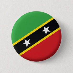 NEU! - SAINT KITTS UND NEVIS BUTTON BACK ABZEICHEN