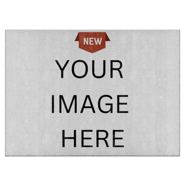 NEU! Schneidpappglas 15"x11" dekorativ Schneidebrett (Vorderseite)