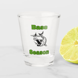 NEU! Shot Glass Bass Season - Fischen Schnapsglas