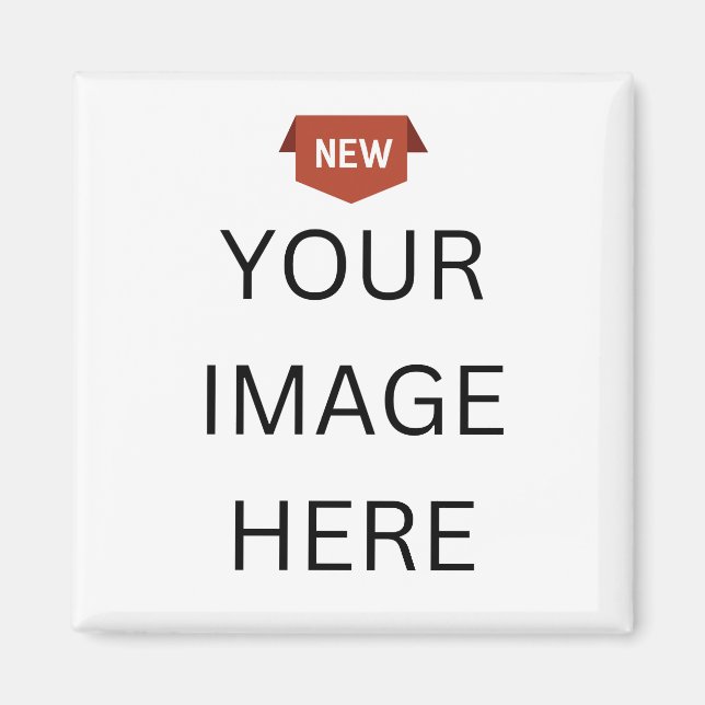 NEU! Square Magnet - 2 Zoll - Benutzerdefiniert (Vorne)