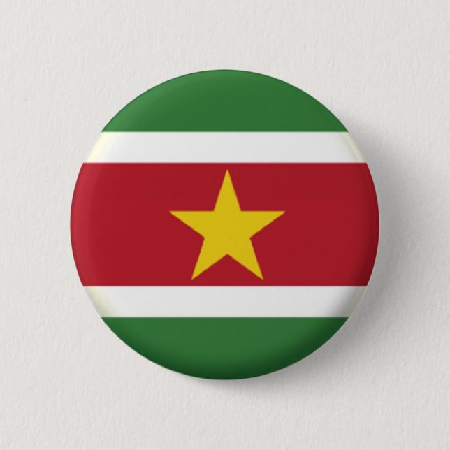 NEU! - SURINAME-BUTTON-ABZEICHEN BUTTON (Vorderseite)