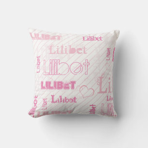 NEU! Trendy BESTE FREUNDIN Girls Name Pink Sister Kissen