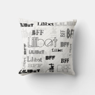 NEU! Trendy Girls Name BESTE FREUNDIN Wordclourban Kissen