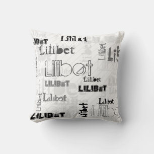 NEU! Trendy Girls Name Geschenk Wordclow Urban Chi Kissen