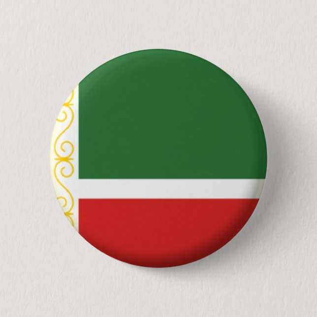 NEU! - TSCHETSCHEN REPUBLIK PINBACK ABZEICHEN BUTTON (Vorderseite)