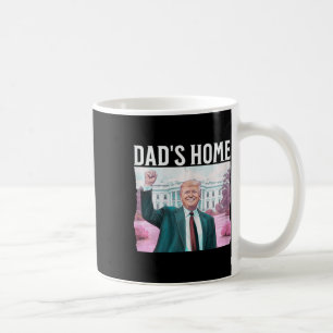 NEU! Vaters Zuhause Trump ist zurück dunkelrosa Da Kaffeetasse