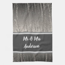 Neu verheiratete Paare ernennen Elegante Silberstr
