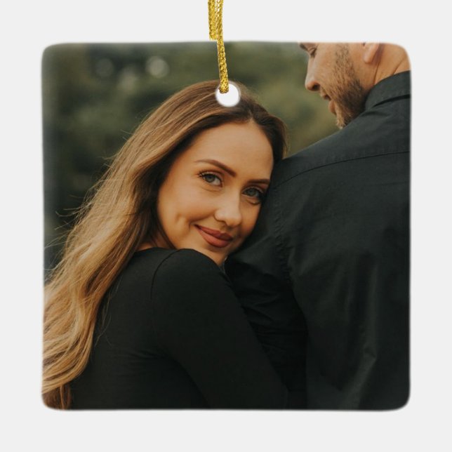 Neu verheirateter Keepake, Weihnachten als Herr Mr Keramikornament (Vorderseite)