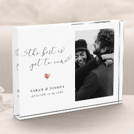 Neu Verlobte Couple Gift Keepake Verlobung Fotoblock