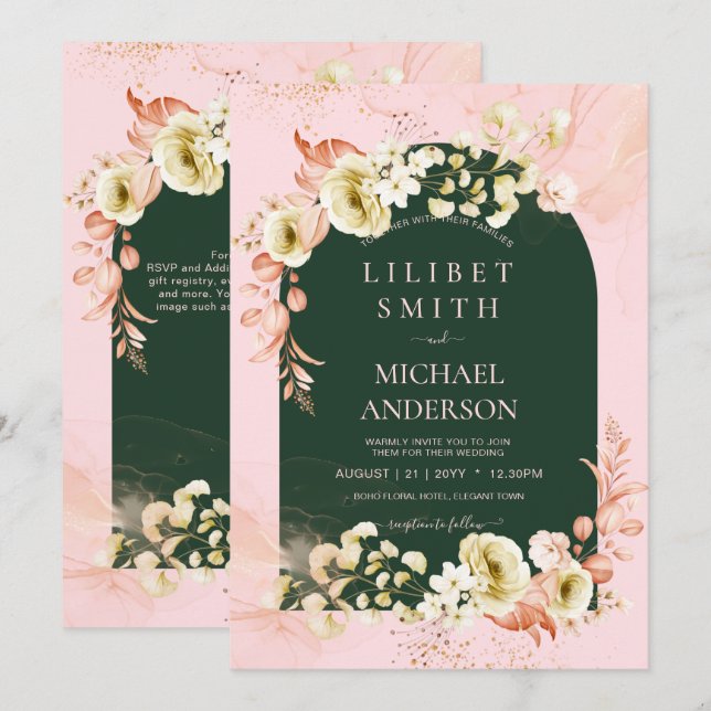 NEU! Wald Grüne Koralle Rosa Blumenzehen (Vorne/Hinten)