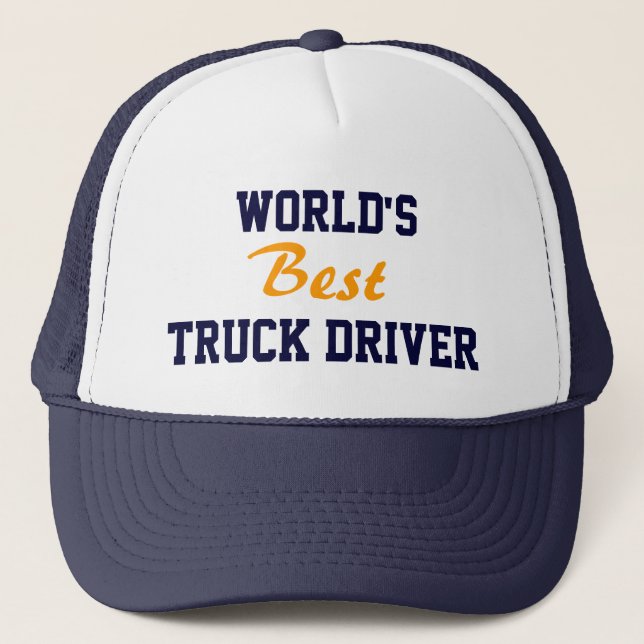 NEU! Weltweit beste Fahrerkappe Truckerkappe (Vorderseite)