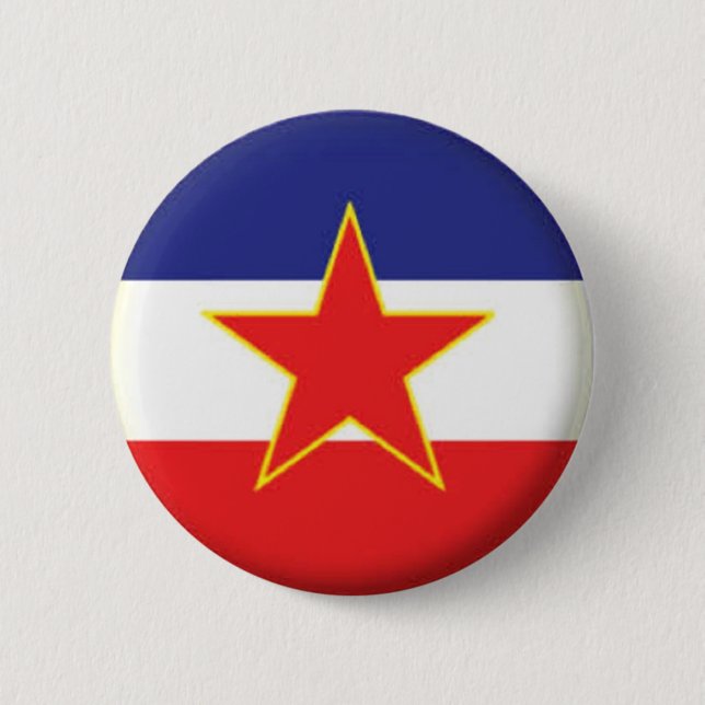 NEU! - YUGOSLAWIEN BUTTON WIEDER ABZEICHEN (Vorderseite)