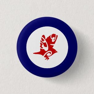 NEU-ZEALAND-Vögel Tauhou-Silvereye Button