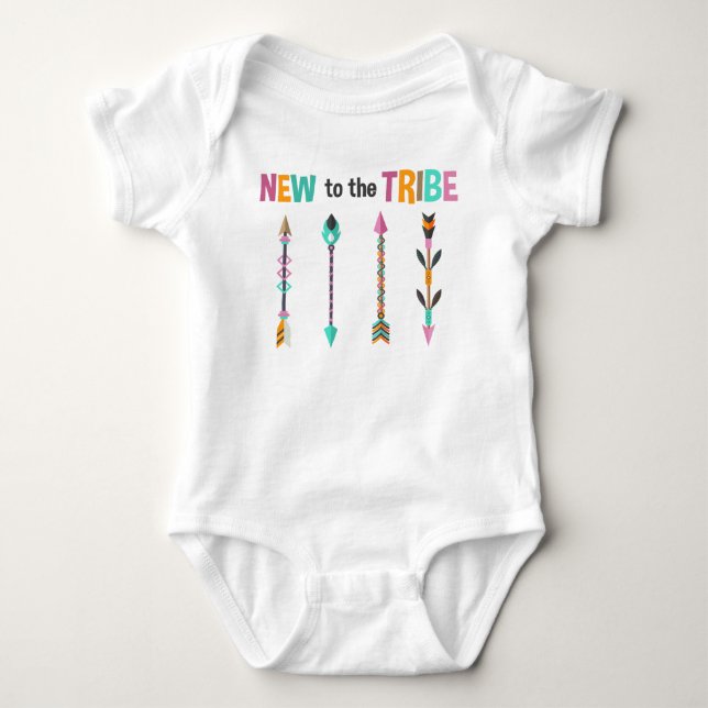 Neu zu den Stamm-Ureinwohner-Pfeilen Baby Strampler (Vorderseite)