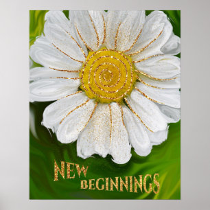 Neuanfang - Daisy Blume Power Poster