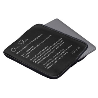 Neuanfang reinigen Inspirationsgedicht Laptopschutzhülle