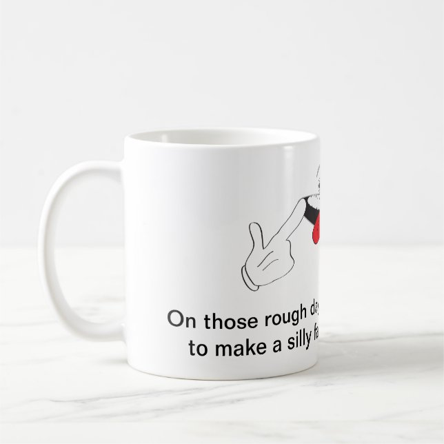 Neuartige Bürotasse. Kaffeetasse (Links)