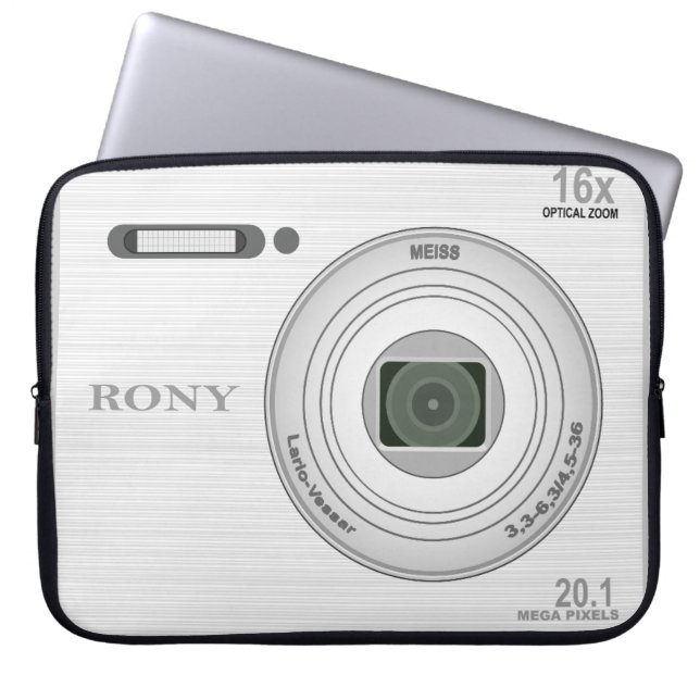 Neuartiger Digitalkamera-Effekt Laptopschutzhülle (Vorderseite)