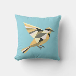 Neuartiger geometrischer Vogel mit Inspirierter Na Kissen