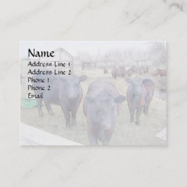 Neuartiger junger Schwarzer Winkel Visitenkarte