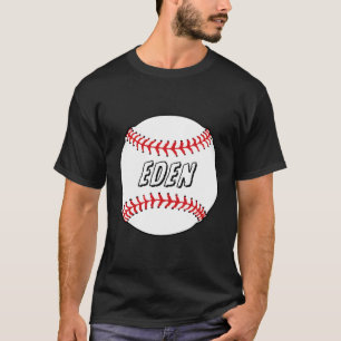 Neuartiger Personalisierter Name Eden Sports Celeb T-Shirt