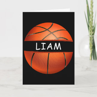 Neuartiger Personalisierter Name Liam Sports Byske Karte