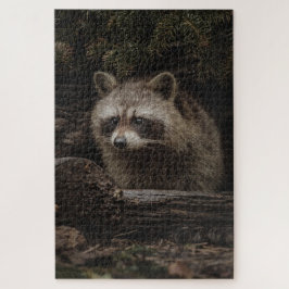 Neuartiger Racoon im Wald
