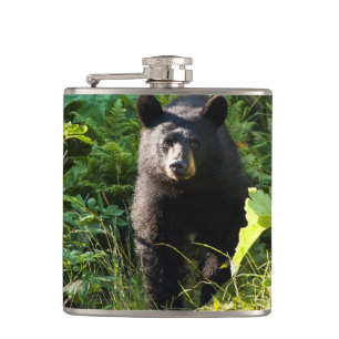 Neuartiger Schwarzbär Flachmann