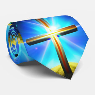 Neuartiges Crucifix Cross Jesus Krawatte