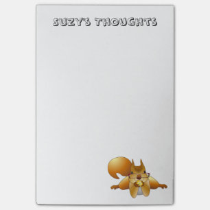 Neuartiges Eichhörnchen Post It Note Pad Post-it Klebezettel