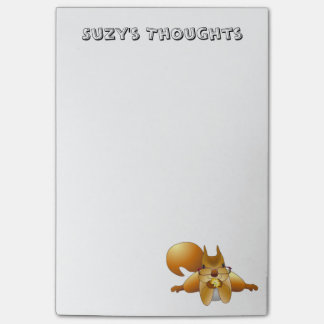 Neuartiges Eichhörnchen Post It Note Pad Post-it Klebezettel