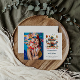 Neuartiges Niedliches Circus Festival 1. Geburtsta Einladung