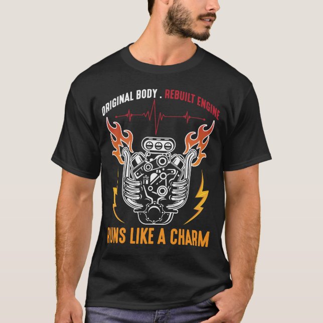 Neuaufbau des Motors Herzattacken Umgehung T-Shirt (Vorderseite)