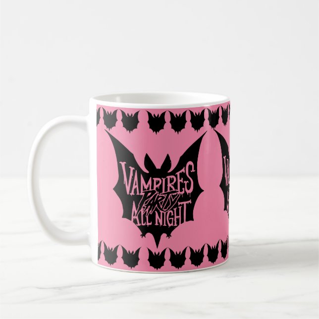 Neuauflage: Vampirs Halloween-Bash Kaffeetasse (Links)