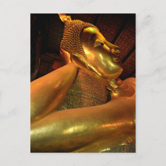 Neuausrichtung von Buddha im Wat Pho Tempel in Ban Postkarte