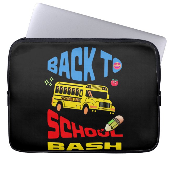 Neubeginn der ersten Schule Laptopschutzhülle (Vorderseite)