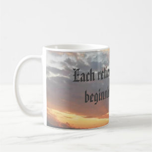 Neubeginn der Laufzeit des Party Kaffeetasse