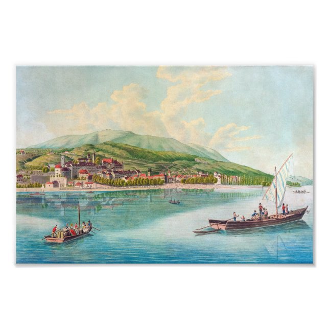 Neuchâtel, Schweiz Fotodruck (Vorne)