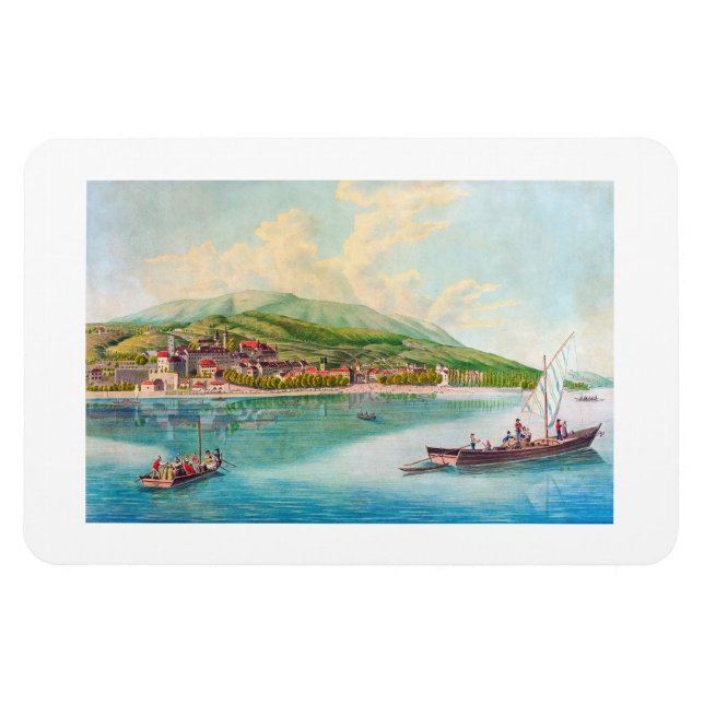 Neuchâtel, Schweiz Magnet (Horizontal)
