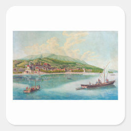 Neuchâtel, Schweiz Quadratischer Aufkleber