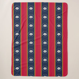 Neue 2020-Flag-Streifen für Mississippi Sherpadecke