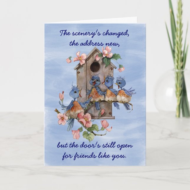 Neue Adresse Ankündigung (Vorderseite)